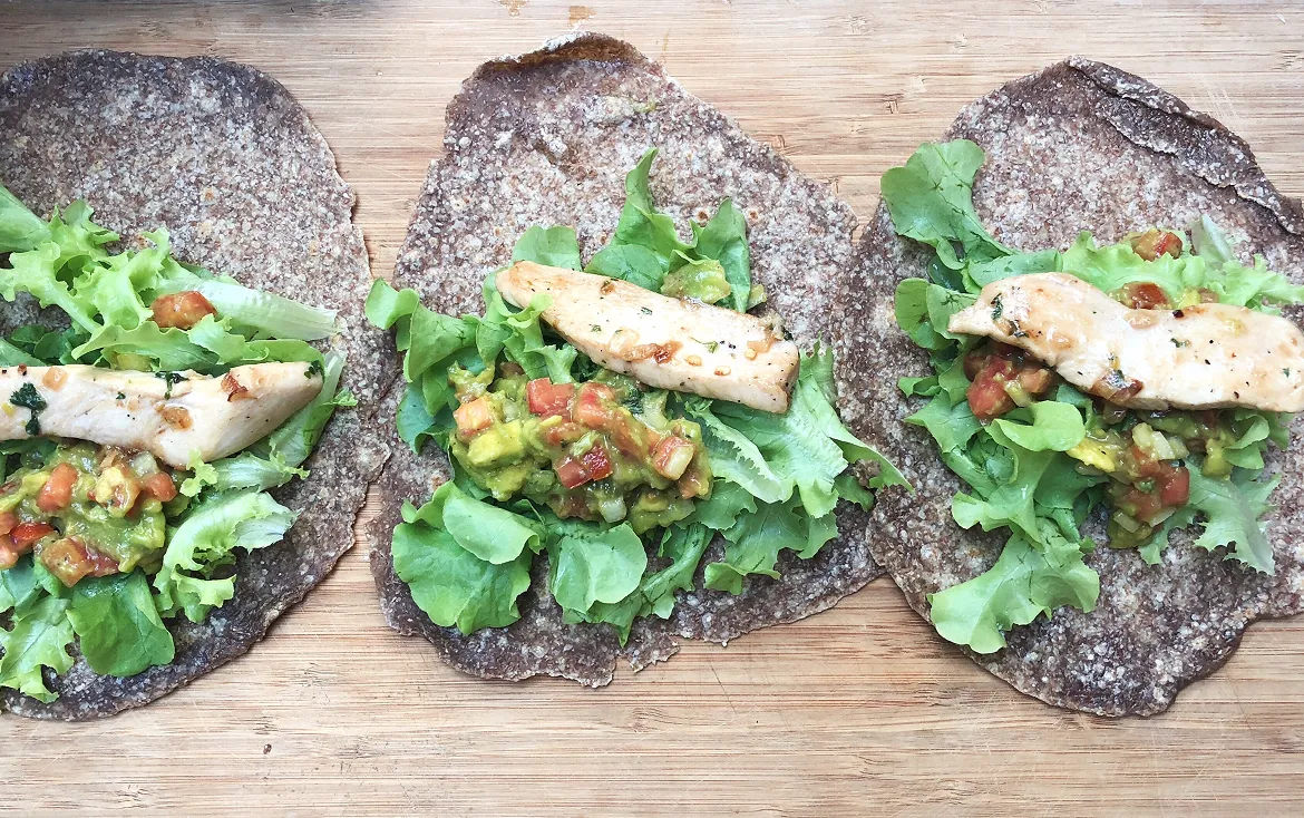 Tacos de Champiñones al Ajillo